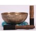 EROS - Planetary, Healing, Therapeutic, Handmade Chickenbati Real Antique Singing Bowl (Medium Antique)