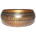 Ceres - Symphonic, Brass Normal Etched and Diced, Molded Singing Bowl - Extra Small Size