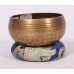 Earthday - Brass, Plain Hammered, Mantra Carved, Cast Moulded Singing Bowl - Extra Extra Small Size