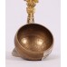 Earthday - Brass, Plain Hammered, Mantra Carved, Cast Moulded Singing Bowl - Extra Extra Small Size