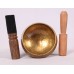 Saturn - Cast-moulded Brass Plain Hammered - Extra Small Size