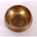 Chakra5 - Cast-moulded Brass Plain Hammered with Dice - Small Size