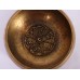 Chakra5 - Cast-moulded Brass Plain Hammered with Dice - Small Size