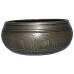 Universal Life - Symphonic, Bronze White Etched and Diced, Molded Singing Bowl - Extra Small Size 