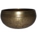 Earth Day (Sound of the Day) - Planetary, Brass Carved, Mantra/Flower of life, Molded Singing Bowl - Extra Small Size