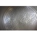 MEDITATION - Symphonic, Brass Carved, Mantra/Flower of life, Molded Singing Bowl - Extra Small Size