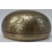 MEDITATION - Symphonic, Brass Carved, Mantra/Flower of life, Molded Singing Bowl - Extra Small Size