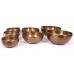 Harmonic Healing,  Musical Signing bowls SET, CHAKRA HEALING, TIBETAN SINGING BOWLS SET OF 7 NOTES -12.5-27.5 Cm