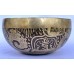 Alpha - Planetary, Healing, Therapeutic, Handmade, Nerabati, Etching, Carving (Om Mani Padme Hum / Green Tara), Singing Bowl - Extra Small Size