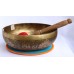 Pluto - Planetary, Therapeutic, Handmade, Jambati, Etching, Carving (Om mani padhme Hum/Pyramid), Singing Bowl - Medium Size