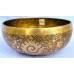 Solfeggio S01 - Healing, Therapeutic, Handmade, Jhumkabati, Etching, Carving (Buddha eyes/Love Knot), Singing Bowl - Medium Size