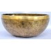 Mercury - Planetary, Therapeutic, Handmade, Jambati, Etching, Carving (Om written in Sanskrit / Shakyamuni Buddha ), Singing Bowl - Large Size