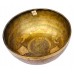 Uranus - Planetary, Therapeutic, Handmade, Jambati, Etching, Carving (Om written in Sanskrit / Shakyamuni Buddha ), Singing Bowl - Large Size 