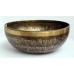 Biorhythm Body - Healing, Therapeutic, Handmade, Jambati, Etching, Carving (Om carving / Medicine buddha ), Singing Bowl - Large Size