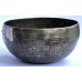 Solfeggio MI - Healing, Therapeutic, Handmade, Nerabati, Etching, Carving (Buddha's Eyes / Om), Singing Bowl - Extra Small Size