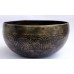 F (FA) - Musical, Therapeutic, Handmade, Nerabati, Etching, Carving (Hum / Mantra), Singing Bowl - Extra Small Size