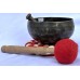 Earth Day Synodic - Planetary, Therapeutic, Handmade, Nerabati, Etching, Carving (Parasol (Eight auspicious symbol) / Om Mani Padme Hum), Singing Bowl - Extra Small Size