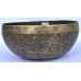 G (SOL) - Musical, Therapeutic, Handmade, Jambati, Etching, Carving (Buddha's Eyes / Endless Knot), Singing Bowl - Medium Size