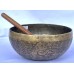 G (SOL) - Musical, Therapeutic, Handmade, Jambati, Etching, Carving (Buddha's Eyes / Endless Knot), Singing Bowl - Medium Size