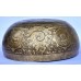 Saturn - Planetary, Therapeutic, Handmade, Jambati, Etching, Carving (Parasol (Eight auspicious symbol)  / Double Bajra), Singing Bowl - Medium Size