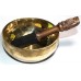 ALPHA - Healing, Planetary, Therapeutic, Handmade, Nerabati 'Shiny Light' Singing Bowl - Extra Small Size