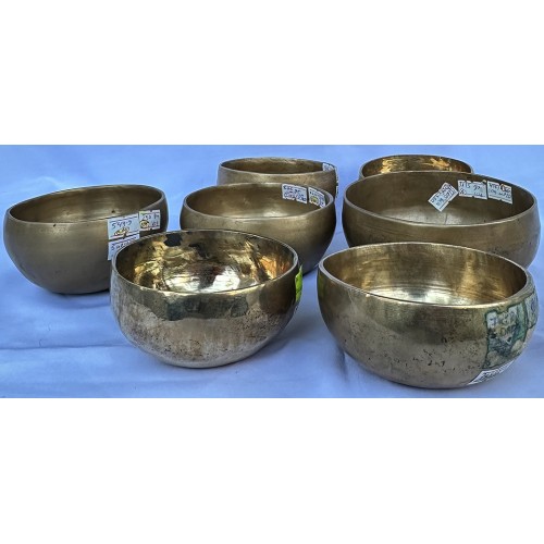 THERAPISTS AND HEALERS PRO. SET - Planetary Cosmic/Theraputic Sound Healing Travelling Set - CHT First level, Handmade with Seven Metals, Special Chakra Healing Set (Alpha, Om, Hopi,Platonic year, Venus, Jupiter, Earth day)