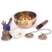 THERAPISTS AND HEALERS PRO. COMPLETE SET - Planetary Cosmic/Theraputic Sound Healing Travelling Set - CHT First level, 11 bowls, Handmade with Seven Metals, Special Chakra Healing Set (Alpha, Om, Hopi, Platonic year, Venus, Jupiter, Earth day, Eros)