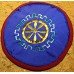 Circle with EMBROIDERY (Cushion) to keep Singing Bowls Safely - Medium Size