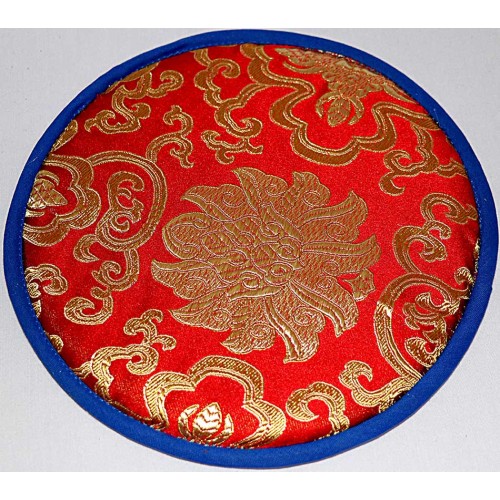 CIRCLE (PAD) Pillow (Brocade Cushion) to keep Singing Bowls Safly - X Large Size