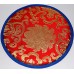 CIRCLE (PAD) Pillow (Brocade Cushion) to keep Singing Bowls Safly - X Large Size