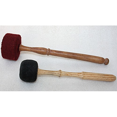 HARD FELT Mallet (Drumstick/Singing Bowl Stick) to play singing bowls essential - Mini (XX Small) Size 