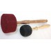 HARD FELT Mallet (Drumstick/Singing Bowl Stick) to play singing bowls essential - Mini (XX Small) Size 