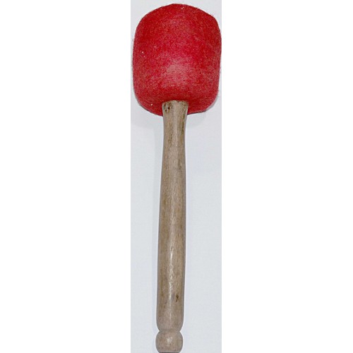 Gong Mallet, Felt Soft, Unique and practicle design of experienced Gong Master (GOVINDA TIWARI) for Gongs and JUMBO STANDING size Singing bowls - Medium Size 