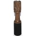 DESIGNED CARVED HANDLE (GOD HEADED) RINGER (Beater/Leather stick/Singing Bowl Stick) to play singing bowls essential - Large Size