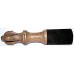 DESIGNED CARVED HANDLE (GOD HEADED) RINGER (Beater/Leather stick/Singing Bowl Stick) to play singing bowls essential - Large Size