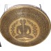 OM-UNIVERSAL SOND HEALING GONG OF MCE® Professional Designed - Chakra symbol in human body with mantra in Sanskriti and English - Jumbo Size