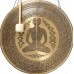 OM-UNIVERSAL SOND HEALING GONG OF MCE® Professional Designed - Chakra symbol in human body with mantra in Sanskriti and English - Jumbo Size